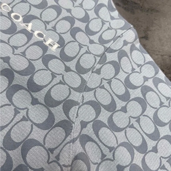 Coach Light Blue Patterned Crewneck Sweater - Picture 6 of 10